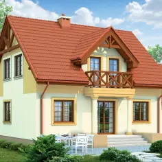 Idealna elewacja do ceglanego dachu - kolory, które zachwycają