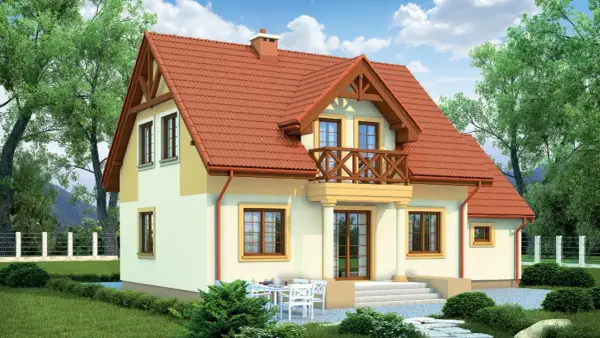 Idealna elewacja do ceglanego dachu - kolory, które zachwycają